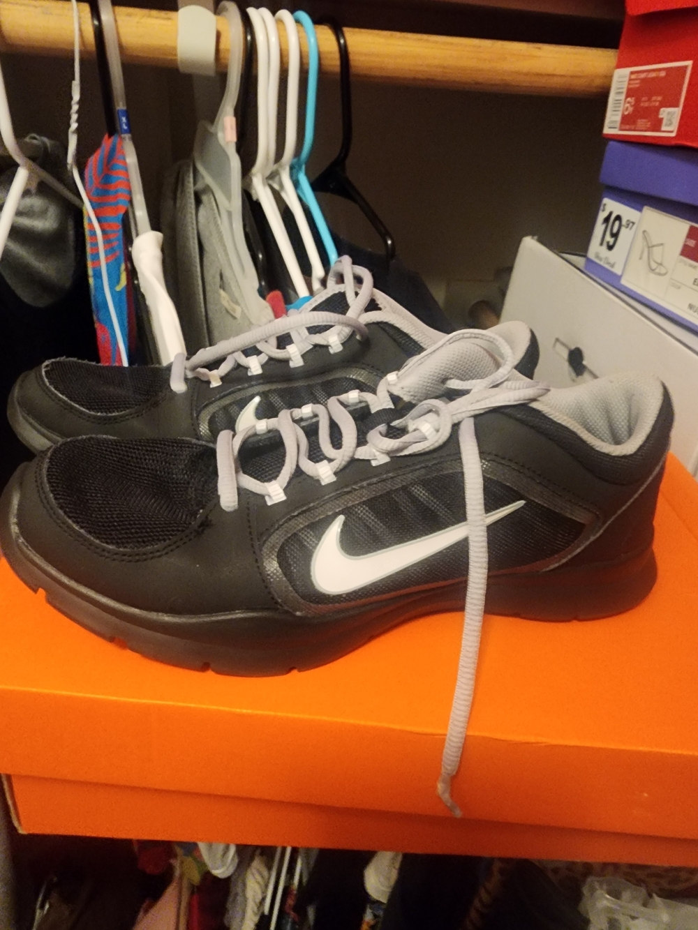Nike Black and White Women's Training Sneakers